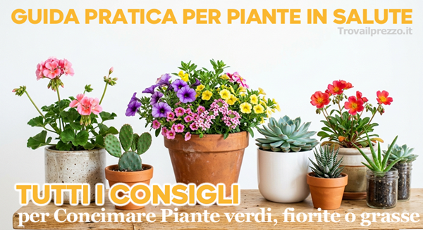 Quale Concime Liquido per Piante Verdi, Fiorite o Grasse
