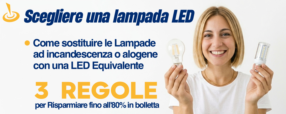 Guida alle lampadine LED per un risparmio in bolletta fino all'80%